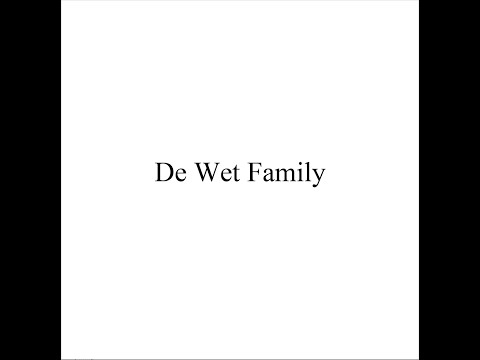 De Wet family book