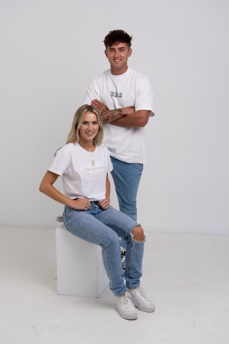 Fashion Photographer North Shore A couple wearing a white top and a jeans with a man
