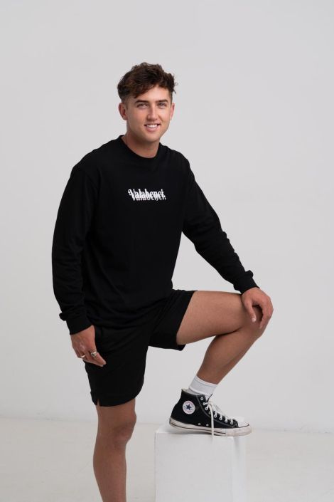 Fashion Photographer North Shore High-end editorial fashion shoot at Wow Photography Studio: a Man wearing a black outfit