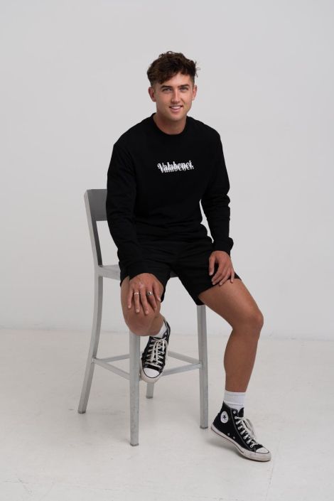 Fashion Photographer North Shore High-end editorial fashion shoot at Wow Photography Studio: a Man wearing a black outfit