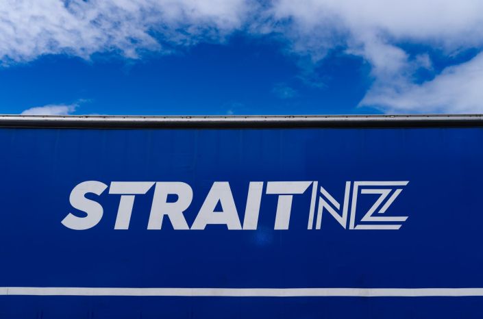 Truck against blue sky