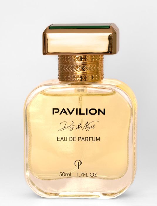 Golden Pavilion perfume bottle Day & Night
